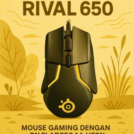 SteelSeries Rival 650: Mouse Gaming dengan Dual Sensor untuk Akurasi Tinggi